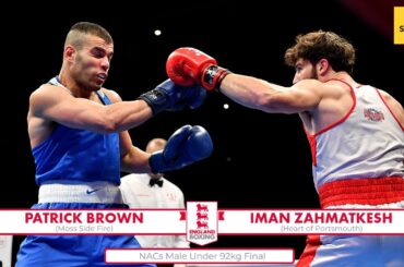 NACs Male 2022 Under 92kg Final: Patrick Brown vs Iman Zahmatkesh