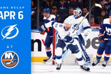 RECAP: Lightning @ Islanders 4/6/23 | Banged Up.