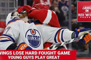 Moritz Seider & Lucas Raymond Play Great | Red Wings Lose Hard Fought Game To Edmonton Oilers