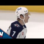 Jets' Vladislav Namestnikov Bangs Loose Puck In Tight For First Goal With Winnipeg