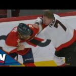 Tkachuk Brothers Get Involved In Pair Of Fights As Senators And Panthers Brawl After Whistle