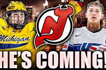 HUGE NEW JERSEY DEVILS NEWS: LUKE HUGHES IS COMING (Michigan Wolverines, Top NHL Prospects Rumours)