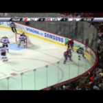 Max Pacioretty hit on Colin White, Off. Zone (2011-02-06)