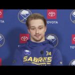 Rasmus Asplund Postgame Interview vs Anaheim Ducks (12/7/2021)