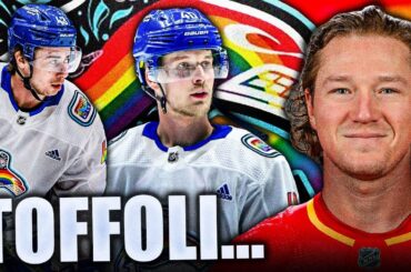 TYLER TOFFOLI STILL HAUNTS THE CANUCKS… VANCOUVER LOSES 5-4 IN OVERTIME VS CALGARY FLAMES (Stecher)