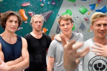 Hard climbing session with Eric Karlsson, Thor and Emil