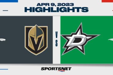 NHL Highlights | Golden Knights vs. Stars - April 8, 2023