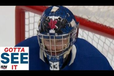 GOTTA SEE IT: Maple Leafs Bring In UofT Goalie Jett Alexander vs. Canadiens