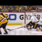 Jake Guentzel scores in game 2 of the Stanley Cup Finals - Penguins vs Predators