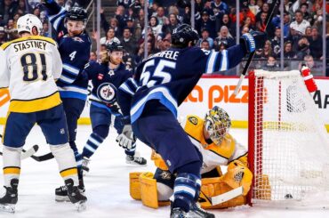 Scheifele scores his 40th and its a big one! ✈️