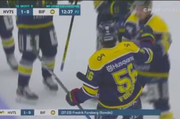 Fredrik Forsberg 1st GOAL of the PLAYOUT 2020/21 HV71 [9 April] SHL-KVAL