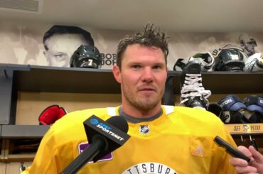 Dmitry Kulikov talks about possible return to Penguins' lineup after practice