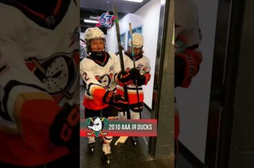 🔥2010AAA Jr Ducks with their Retro Jersey #shorts #retrojersey #2010AAAanaheimjrducks #anaheimducks