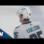 Sharks' Erik Karlsson Records Point No. 99 With Snipe In Opening 20 Seconds vs. Jets