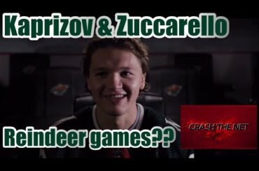 Kaprizov & Zuccarello play reindeer games?! @crashthenet0073