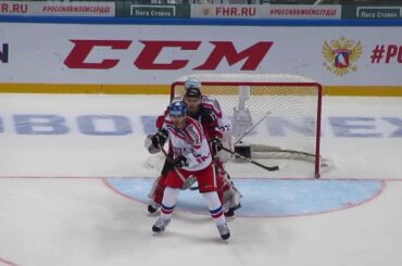 Pavel Francouz in action during the Czech -Canada hockey game 15/12/17