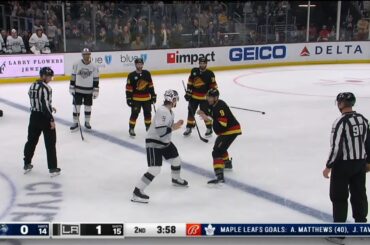 Adrian Kempe Drops The Gloves With J.T. Miller