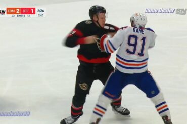 Evander Kane vs Brady Tkachuk FIGHT, Oilers @ Senators Feb 11 2023