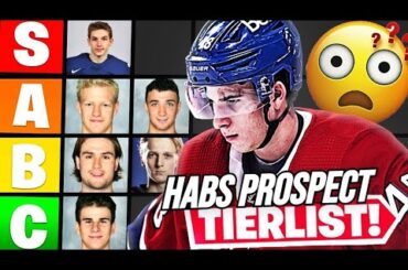 HABS PROSPECT TIER LIST (WHO'S THE BEST MONTREAL CANADIENS PROSPECT)