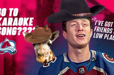 An NHL Players Go-To Karaoke Song | Ask The Avs