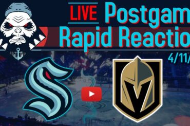 Seattle Kraken vs. Vegas Golden Knights Postgame Recap