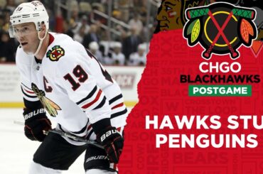 The Chicago Blackhawks Stun the Penguins and Move Up in League Standings | CHGO Blackhawks Podcast