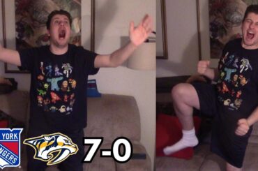 Rangers Fan Reaction - Predators 0 Rangers 7