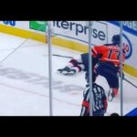 Jesse Puljujärvi Trips Ryan Dzingel Then Crushes Knee | Senators vs Oilers 3-10-21