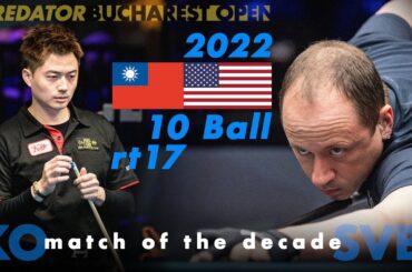 2022 match of the decade! Shane Van Boening v Ko Pin Yi | 10 Ball Challenge Race to 17