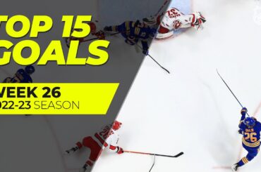 Must-See NHL Goals of Week 26 | Sabres, Devils, Avalanche | 2022-23 Season