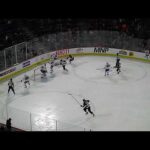 Angus Crookshank of the Belleville Senators scores vs. the Laval Rocket 12/10/22