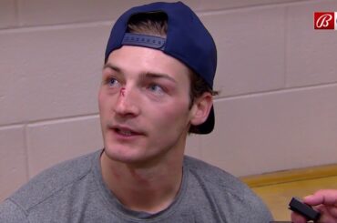 Carson Meyer is thrilled to be back with Blue Jackets and living his dream