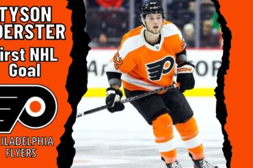 Tyson Foerster #52 (Philadelphia Flyers) first NHL goal Mar 18, 2023