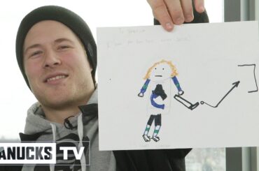 Brock Boeser Opens His Fan Mail