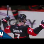 Senators' Brady Tkachuk Collects Drop Pass, Fires Home OT Winner To Beat Penguins