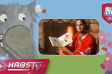 Phillip Danault lit «Les trois petits cochons»