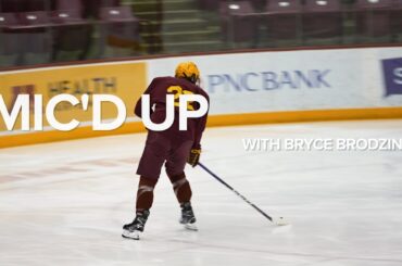 Gopher Men's Hockey Mic'd Up: Bryce Brodzinski