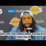 D’Angelo Russell when asked what he’s learned about playing with LeBron and AD.