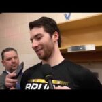 Jeremy Swayman EMOTIONAL After Bruins 63rd Win | Postgame INTERVIEW