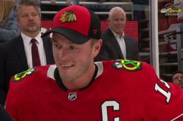 'I love you, Chicago!' - Jonathan Toews bids farewell in final game | NHL on ESPN