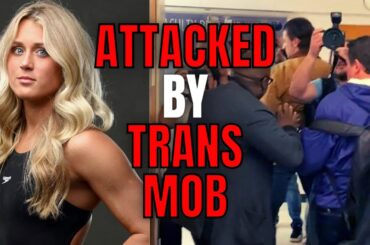 Riley Gaines Gets ATTACKED By Transgender Activist FREAKS For Protecting Women's Sports