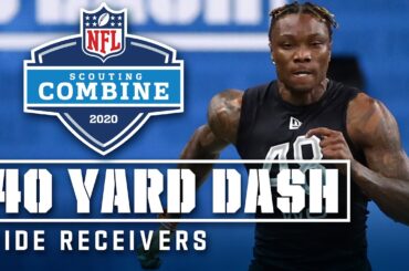 Wide Receivers Run the 40-Yard Dash at the 2020 NFL Scouting Combine