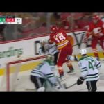 Hits and Fights At The End Of The 1st VS Dallas Stars | Round 1 | Game 1 | 2022 Stanley Cup Playoffs