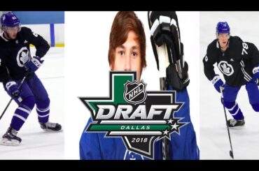 Leafs 2018  Draft Highlights -   Rasmus Sandin,  Sean Durzi, Semyon Der-Arguchintsev