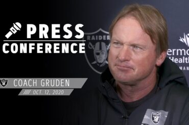 Coach Gruden Recaps Victory vs. Chiefs & Talks Outlook After Bye Week | Las Vegas Raiders