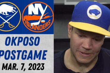 Kyle Okposo Postgame Interview vs New York Islanders (3/7/2023)