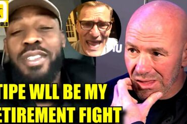 Jon Jones reacts to Stipe Miocic saying he disappeared because he's afraid to fight him,UFC Kansas
