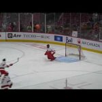 Carolina Hurricanes goalie Frederik Andersen warms up 3/7/22