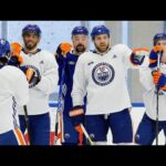 The Edmonton Oilers prepare for Los Angeles Kings