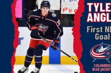 Tyler Angle #39 (Columbus Blue Jackets) first NHL goal Apr 14, 2023